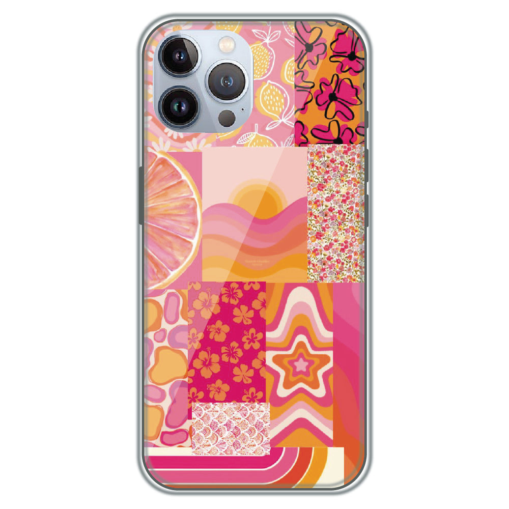 Tropical Pink Collage - Printed Silicone Case for Apple iPhone 11 Pro