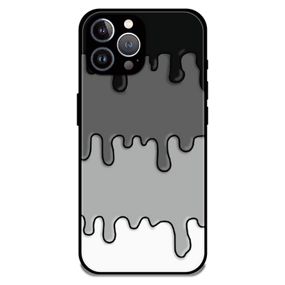 Smoky Drip Abstract - Glossy Metal Silicone Case For Apple iPhone 11 Pro