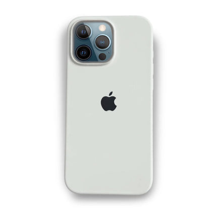 White Liquid Silicone Case For Apple iPhone 11 Pro