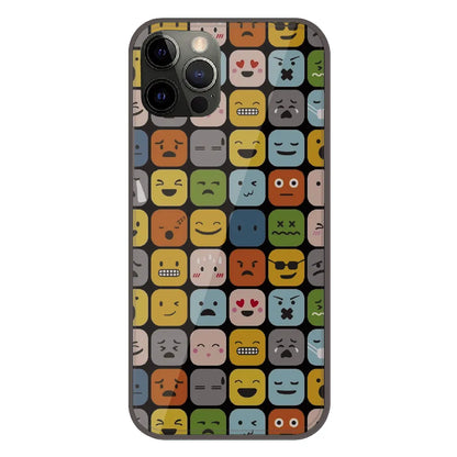 Colorful Expression Pattern - Printed Silicone Case For Apple iPhone 11 Pro