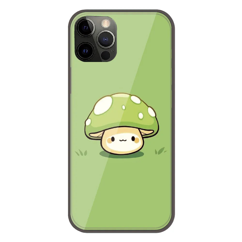 Cute Mushroom Character - Printed Silicone Case For Apple iPhone 11 Pro