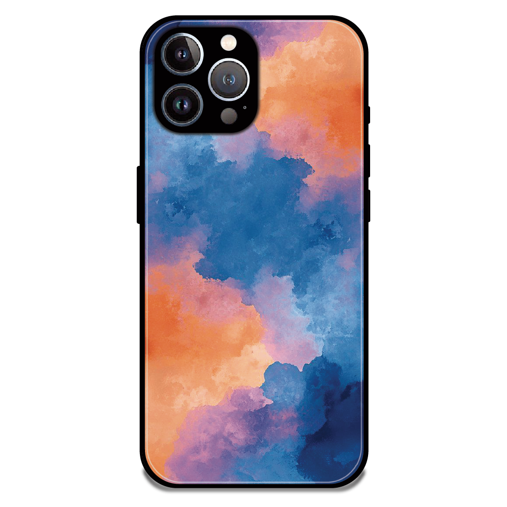 Abstract Pastel Cloud Geometry - Glossy Metal Silicone Case For Apple iPhone 11 Pro