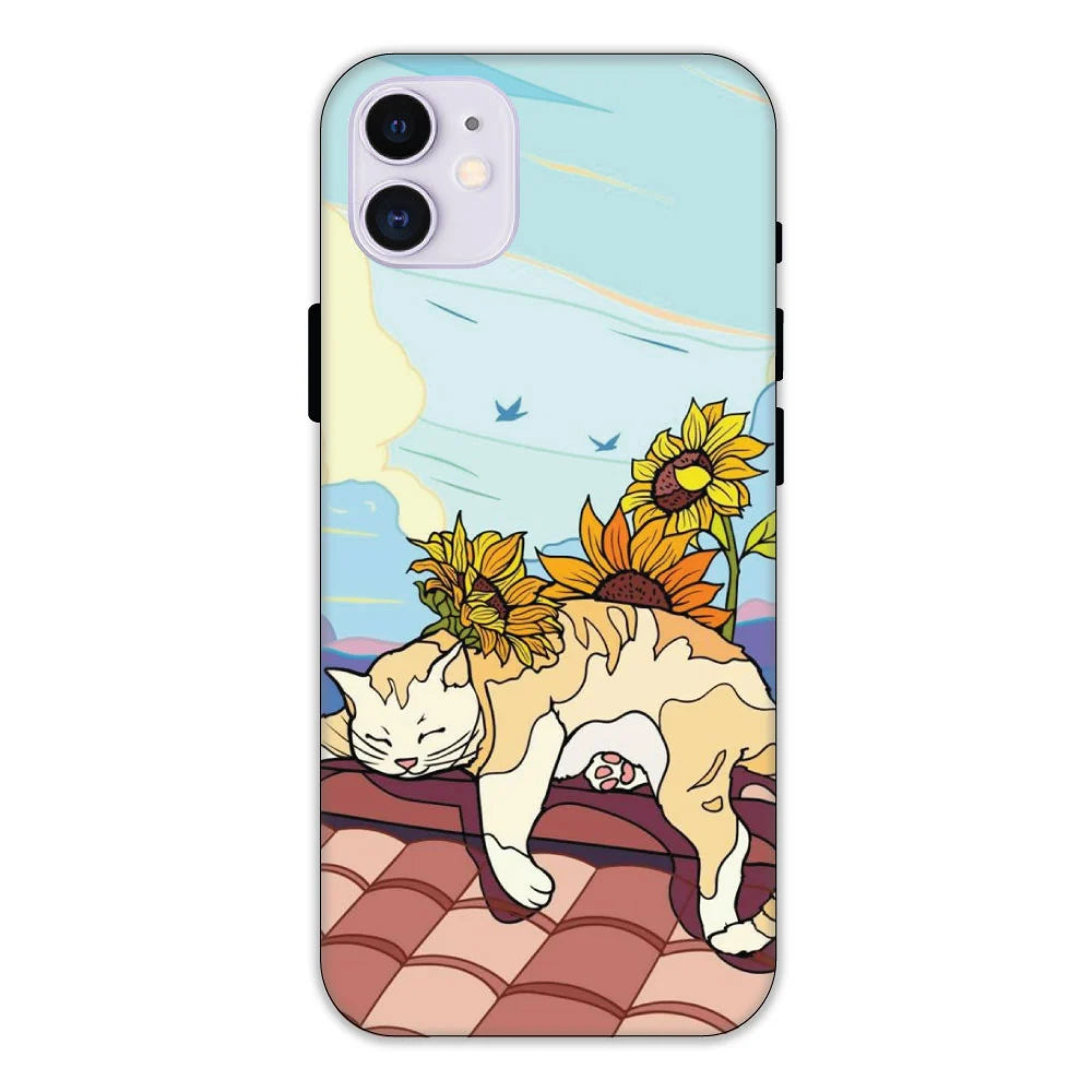 Sleepy Cat Hard Case Apple iPhone 11 Models