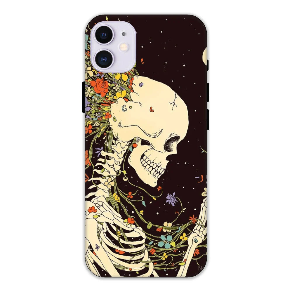 Floral Skeleton Hard Case Apple iPhone 11 Models