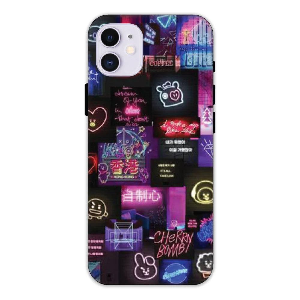 Neon Collage Hard Case Apple iPhone 11 Models