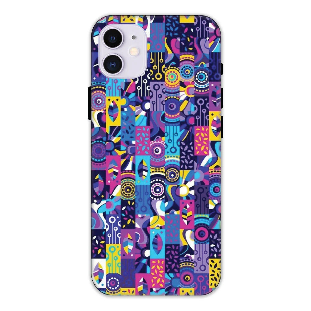 Purple Geometric Art Apple iPhone 11 Models