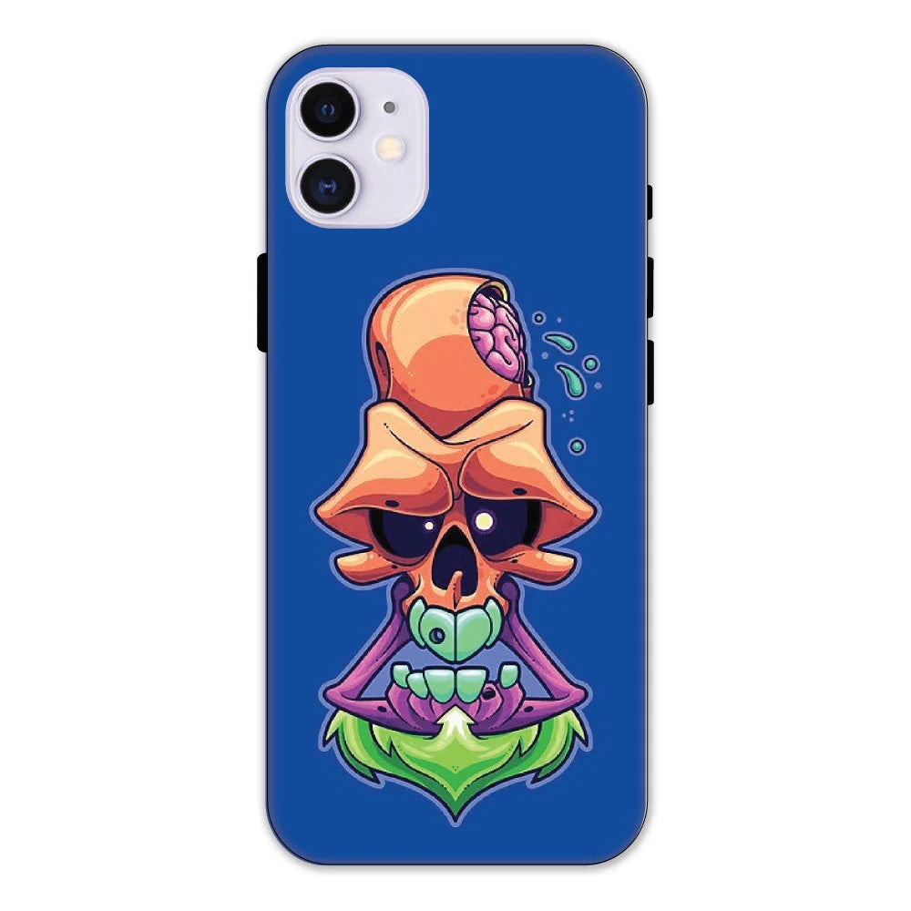 Psychedelic Skull Hard Case Apple iPhone 11 Models