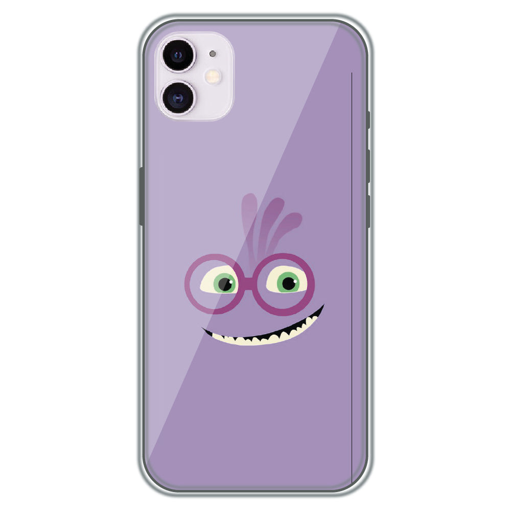 Grinning Purple Monster - Printed Silicone Case for Apple iPhone 11