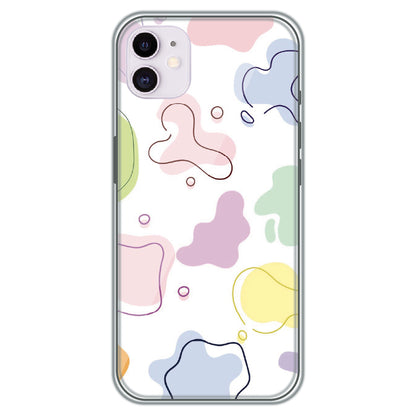 Pastel Splash Patches - Printed Silicone Case for Apple iPhone 11