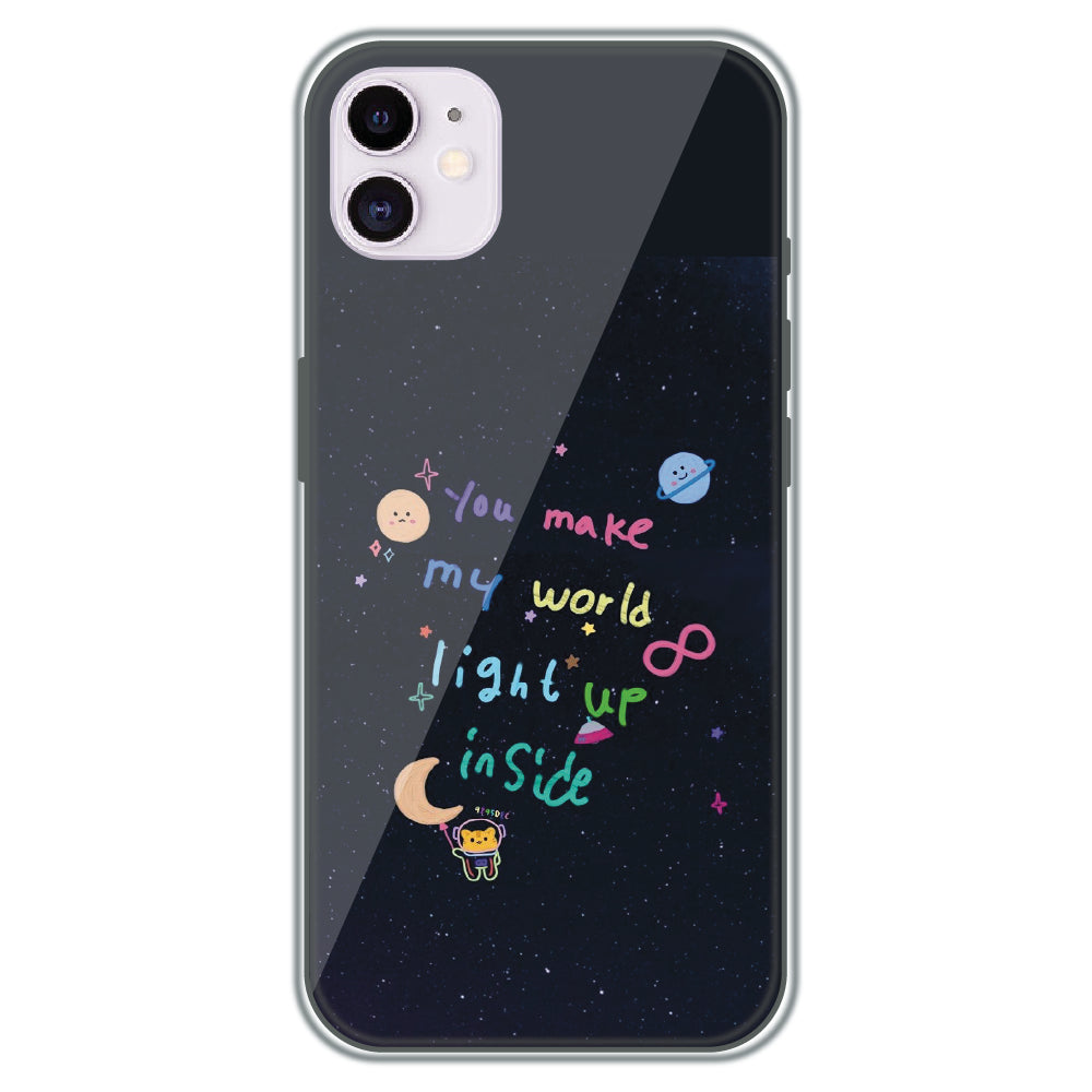 Starlight Love Note - Printed Silicone Case for Apple iPhone 11