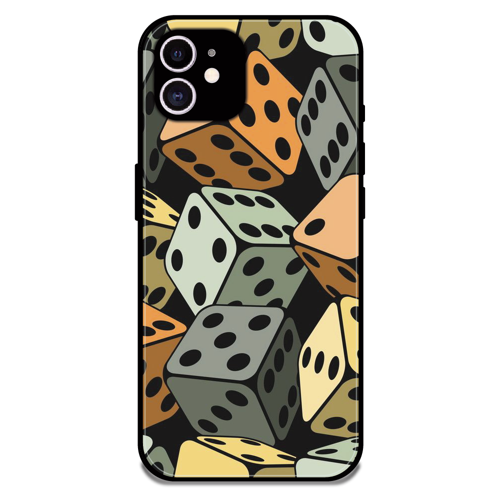 Dice - Glossy Metal Silicone Case For Apple iPhone 11