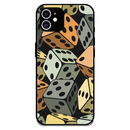 Dice - Glossy Metal Silicone Case For Apple iPhone 11