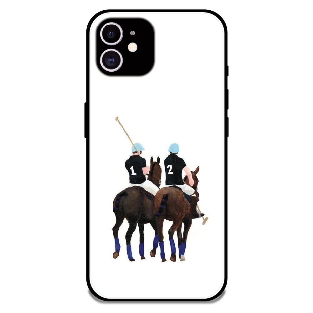 Polo Riders - Glossy Metal Silicone Case For Apple iPhone 11