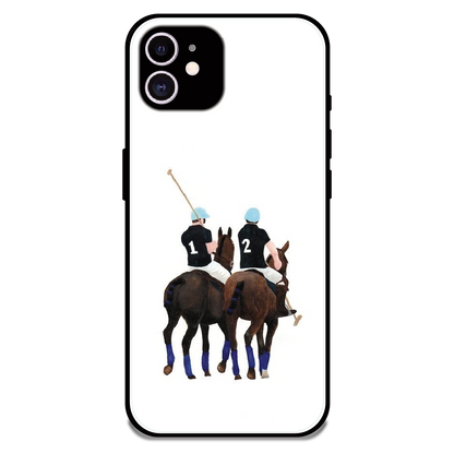 Polo Riders - Glossy Metal Silicone Case For Apple iPhone 11