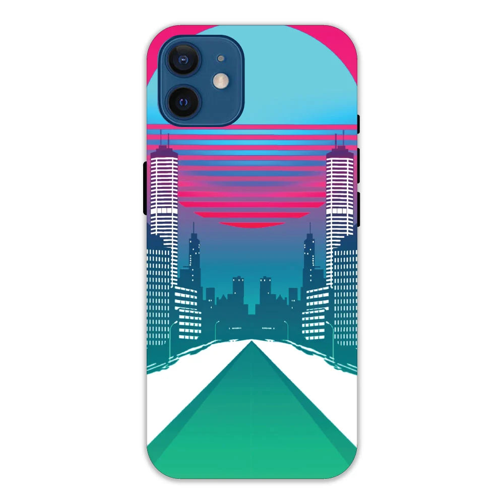 Citylight Synthwave Apple Hard Case Apple iPhone 12 mini Models