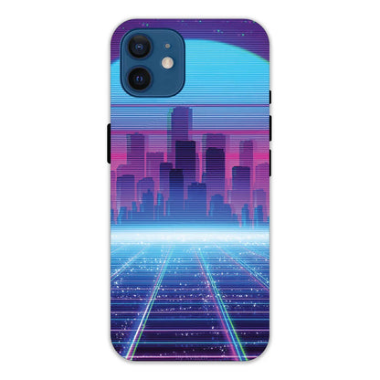 Cityscape Synthwave Hard Case Apple iPhone 12 Mini Models