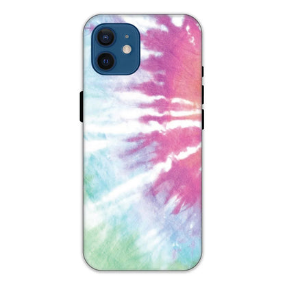 3 Color Splash Tie Dye Hard Case Apple iPhone 12 Mini Models