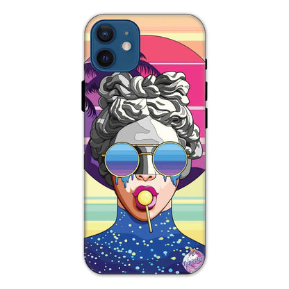 Lollipop Girl Hard Case Apple iPhone 12 Mini Models