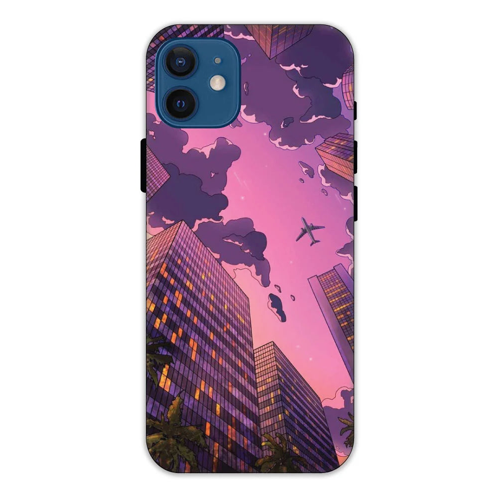 Purple Sky Hard Case Apple iPhone 12 Mini Models