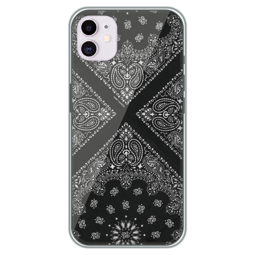 Black Bandana - Printed Silicone Case for Apple iPhone 12 Mini