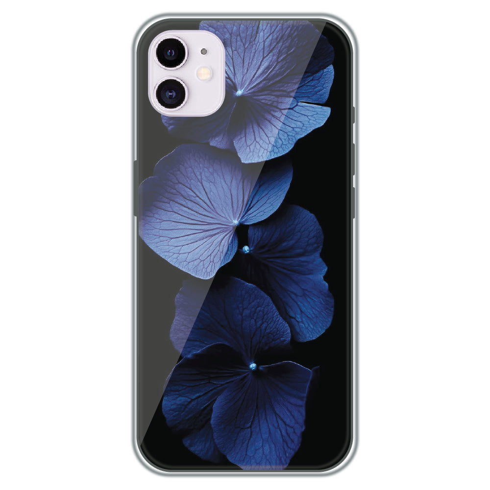 Blue Hydrangea - Printed Silicone Case for Apple iPhone 12 Mini