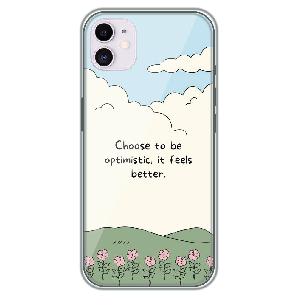 Choose Optimism - Printed Silicone Case for Apple iPhone 12 Mini
