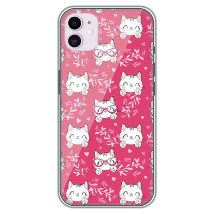 Kitty in Pink - Printed Silicone Case for Apple iPhone 12 Mini
