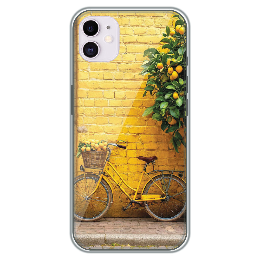 Lemon Grove Bicycle - Printed Silicone Case for Apple iPhone 12 Mini