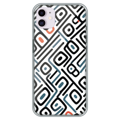 Monochrome Maze - Printed Silicone Case for Apple iPhone 12 Mini