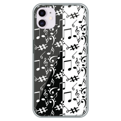 Music Notes - Printed Silicone Case for Apple iPhone 12 Mini