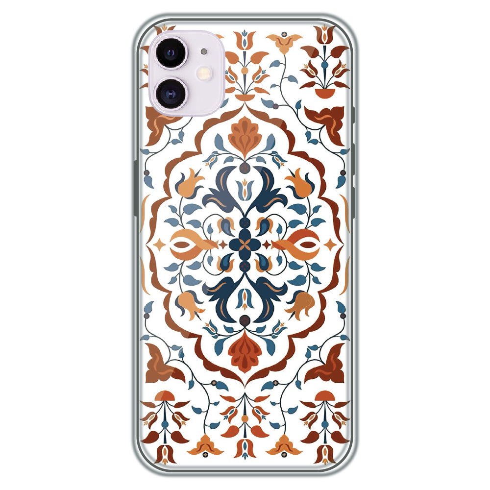 Ottoman Floral Medallion - Printed Silicone Case for Apple iPhone 12 Mini