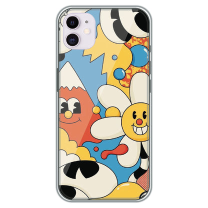 Pop Doodle Party - Printed Silicone Case for Apple iPhone 12 Mini