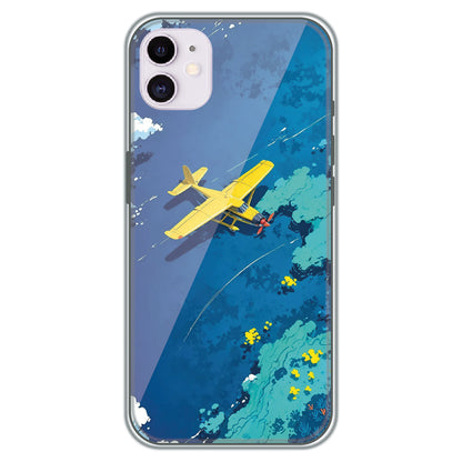 Seaplane Over Reef - Printed Silicone Case for Apple iPhone 12 Mini