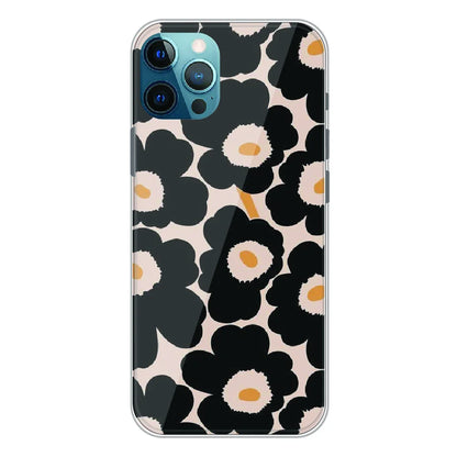 Bold Black Daisy Bloom - Printed Silicone Case For Apple iPhone 12 Pro