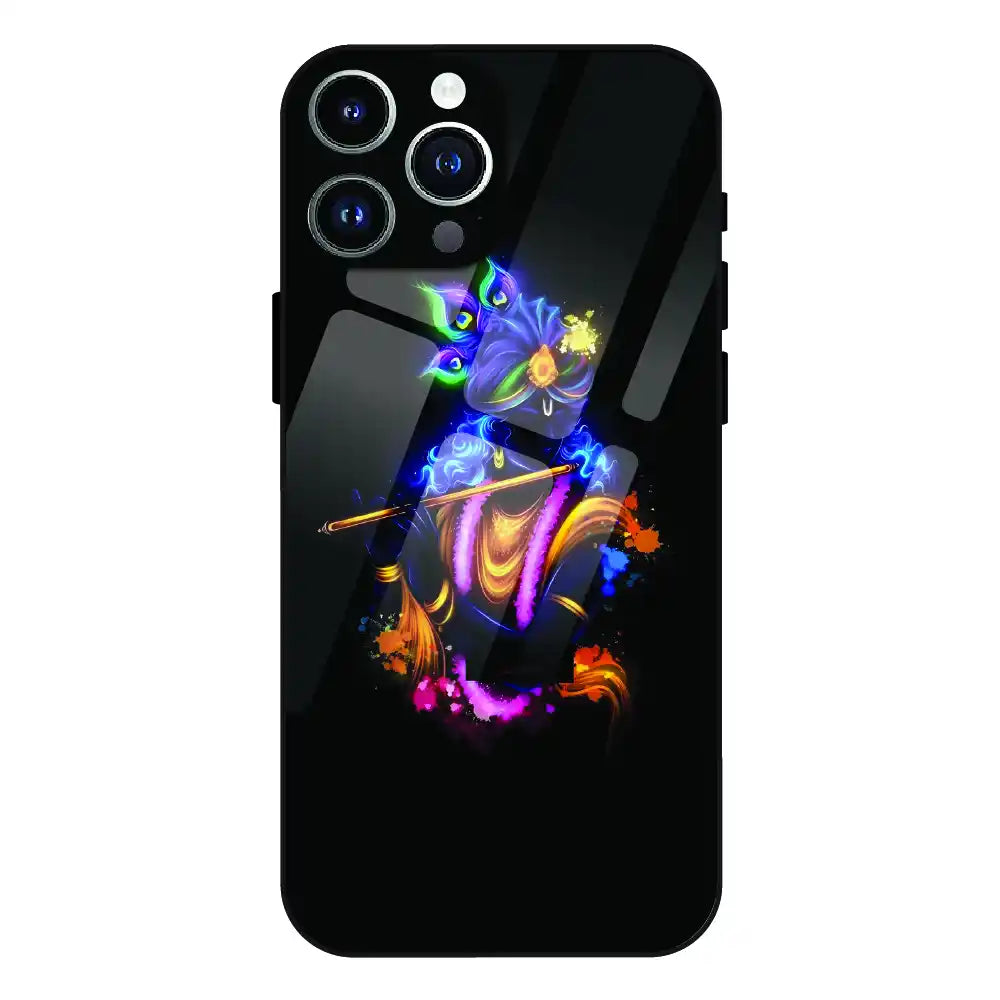 'Abstract Krishna - Glass Case For Apple iPhone 12 Pro Max