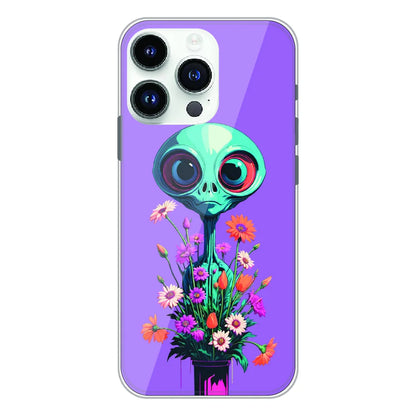 Floral Alien Fantasy - Printed Silicone Case For Apple iPhone 12 Pro Max