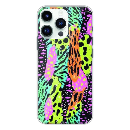 Colorful Artistic Paint Splash - Printed Silicone Case For Apple iPhone 12 Pro Max