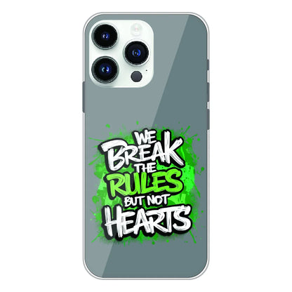 Break the Rules Quote - Printed Silicone Case For Apple iPhone 12 Pro Max