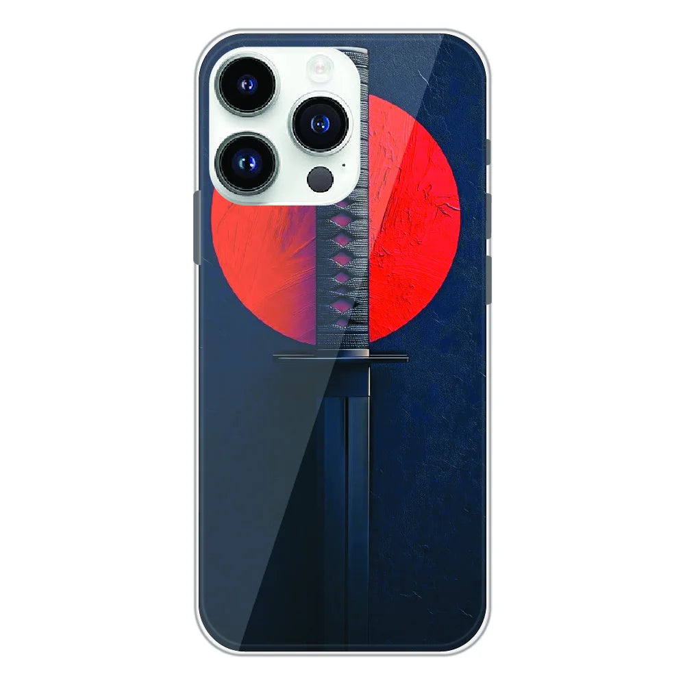 Katana Minimal Japanese Aesthetic - Printed Silicone Case For Apple iPhone 12 Pro Max