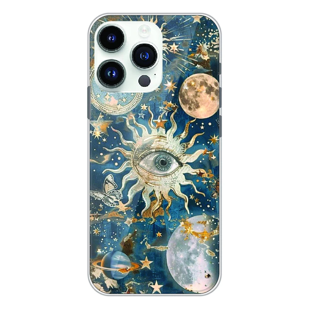 Mystic Cosmic Eye Galaxy - Printed Silicone Case For Apple iPhone 12 Pro Max