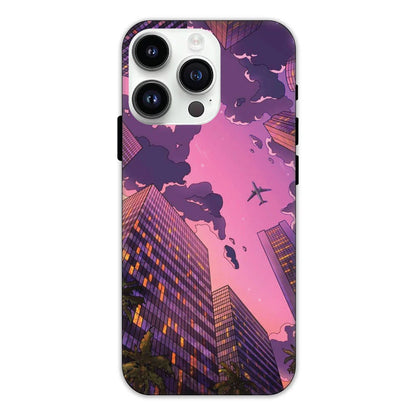 Purple Sky Hard Case Apple iPhone 12 Pro Max Models