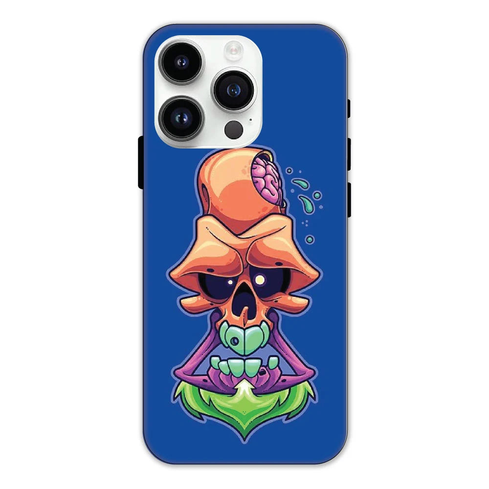 Psychedelic Skull Hard Case Apple iPhone 12 Pro Max Models