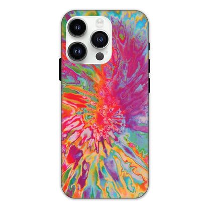 Orange Splash Tie Dye Hard Case Apple iPhone 12 Pro Max Models