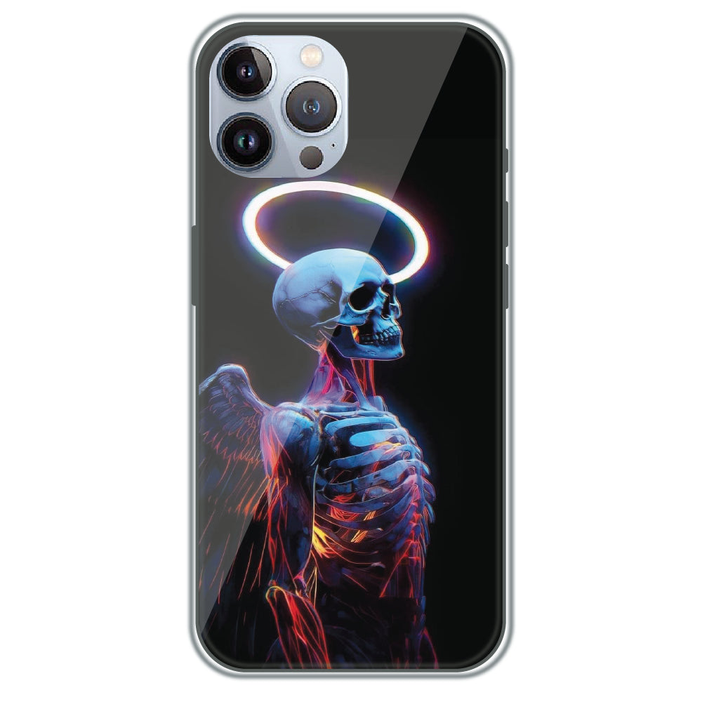 Angel Skeleton - Printed Silicone Case for Apple iPhone 12 Pro Max