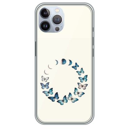 Butterfly Moon Cycle - Printed Silicone Case for Apple iPhone 12 Pro Max