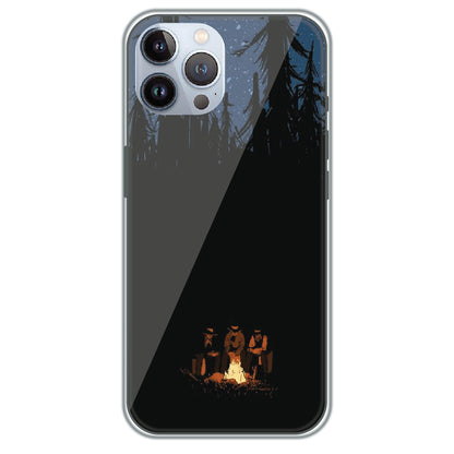 Campfire Night - Printed Silicone Case for Apple iPhone 12 Pro Max