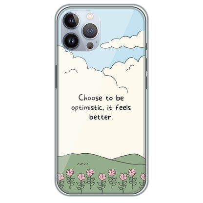 Choose Optimism - Printed Silicone Case for Apple iPhone 12 Pro Max