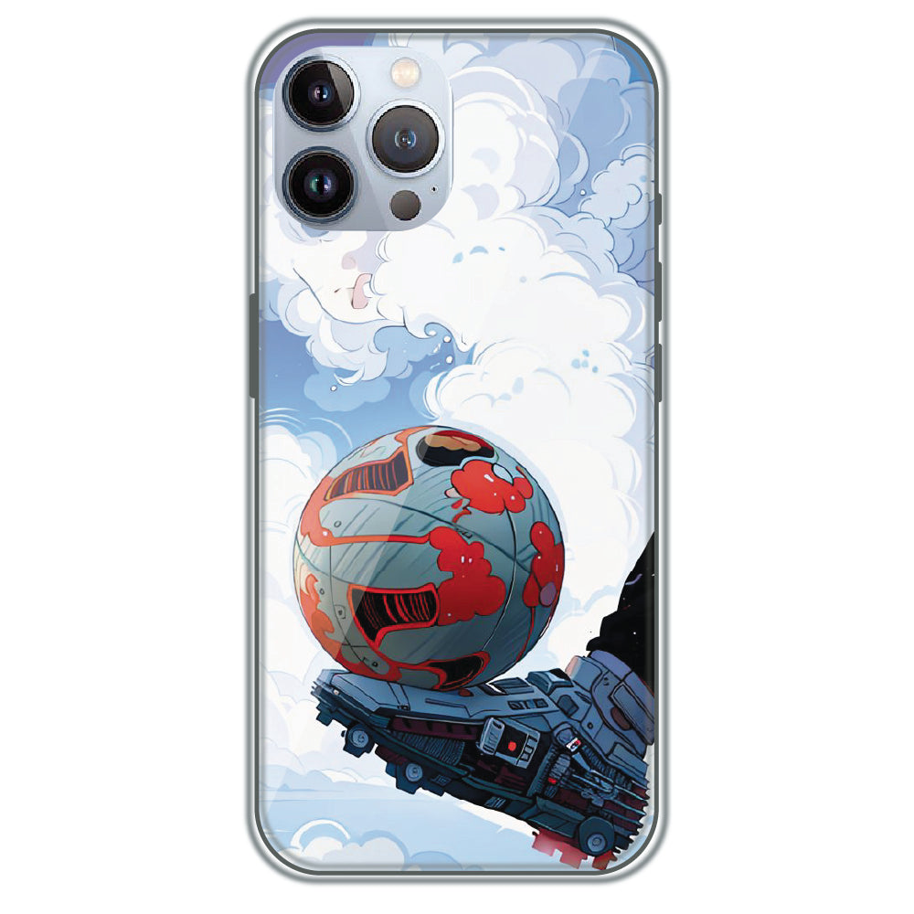 Cyber Football - Printed Silicone Case for Apple iPhone 12 Pro Max