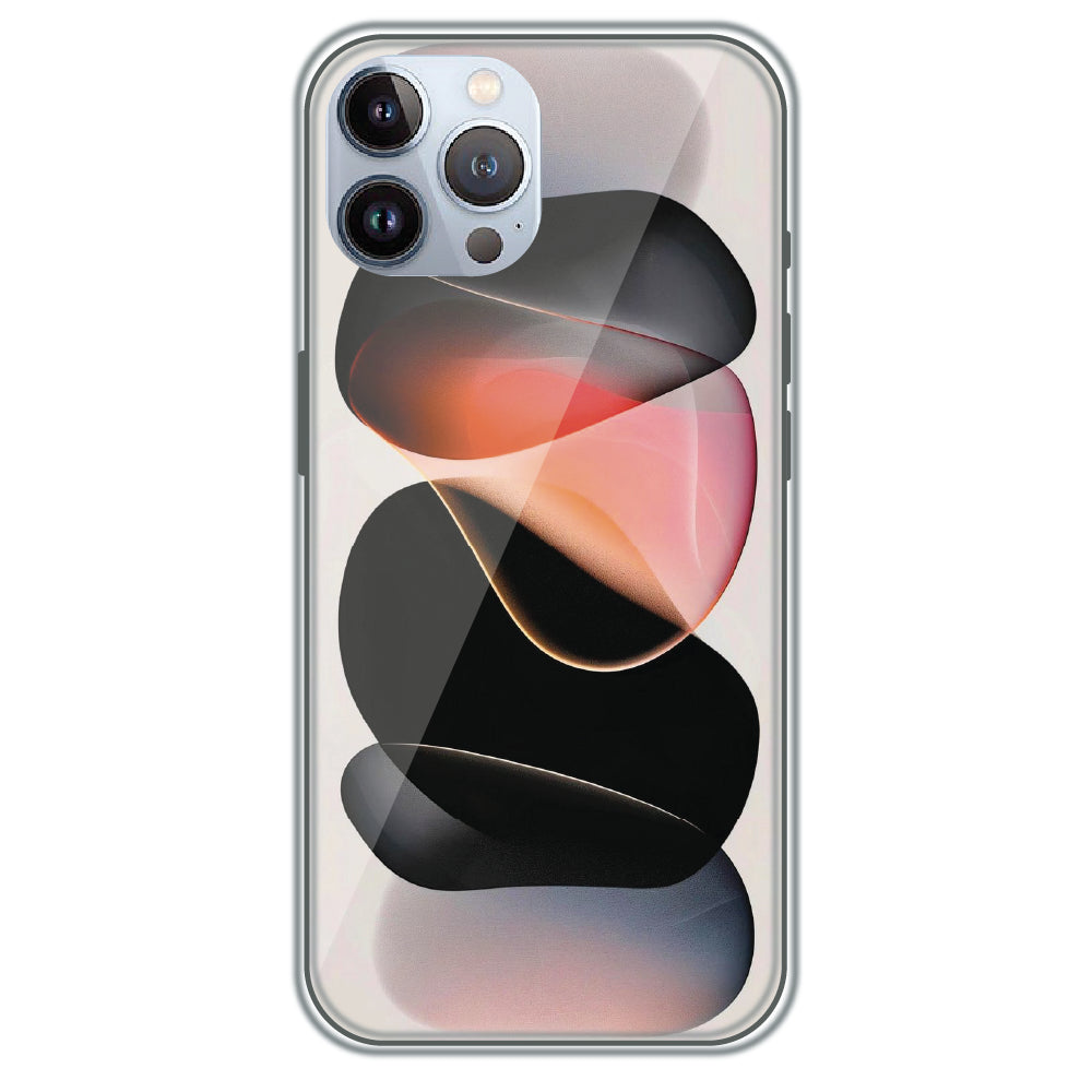 Floating Stones - Printed Silicone Case for Apple iPhone 12 Pro Max