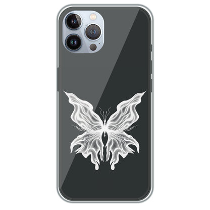 Ghost Butterfly - Printed Silicone Case for Apple iPhone 12 Pro Max